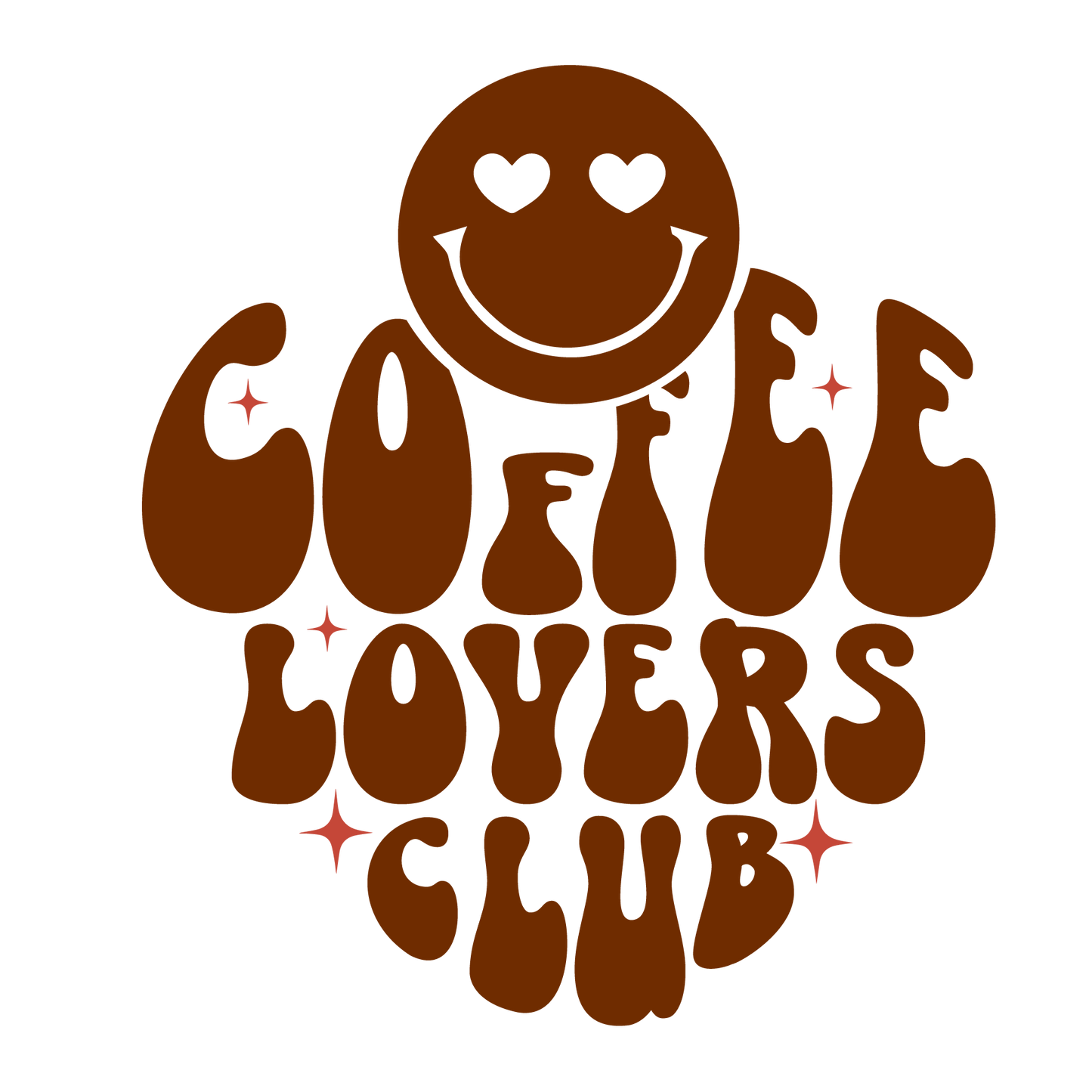 Coffee Lovers Club Oversized Tees