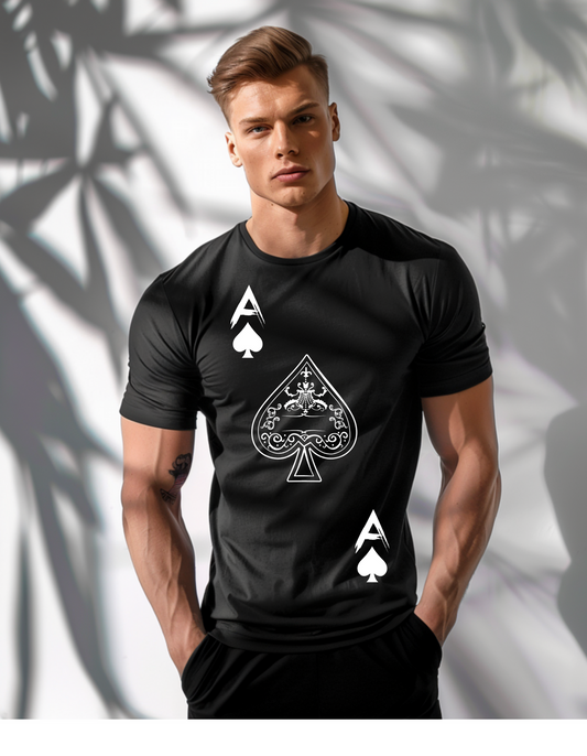 Focusonthegoal_Roundneck_Black_halfsleeve_Men