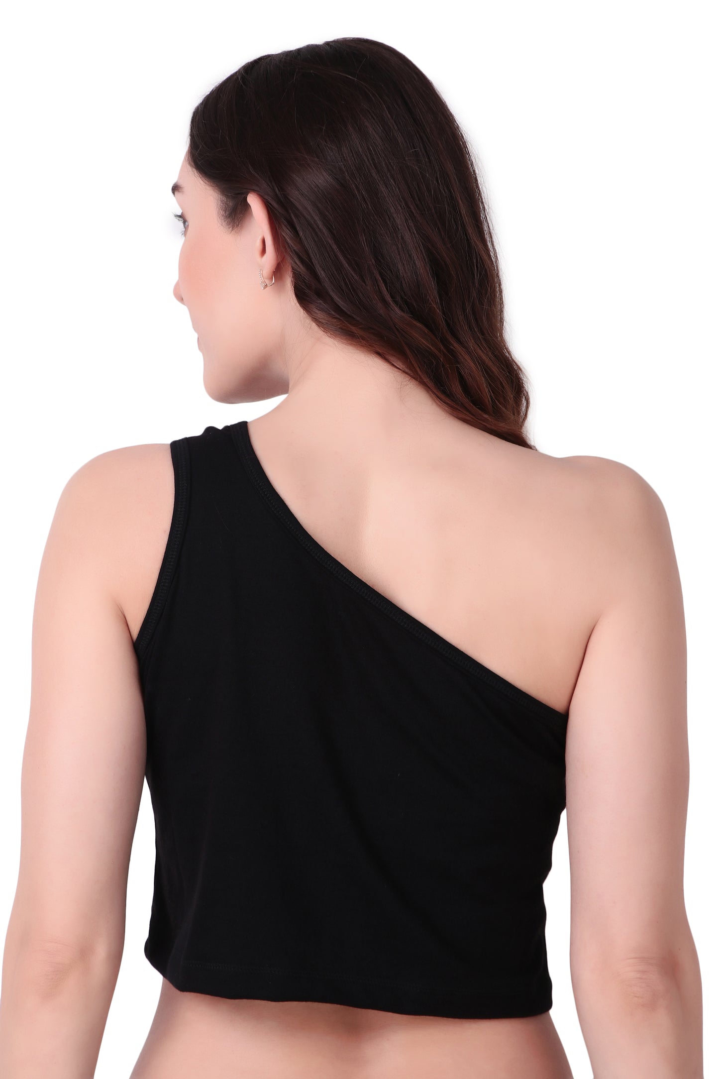 One Shoulder Crop Top