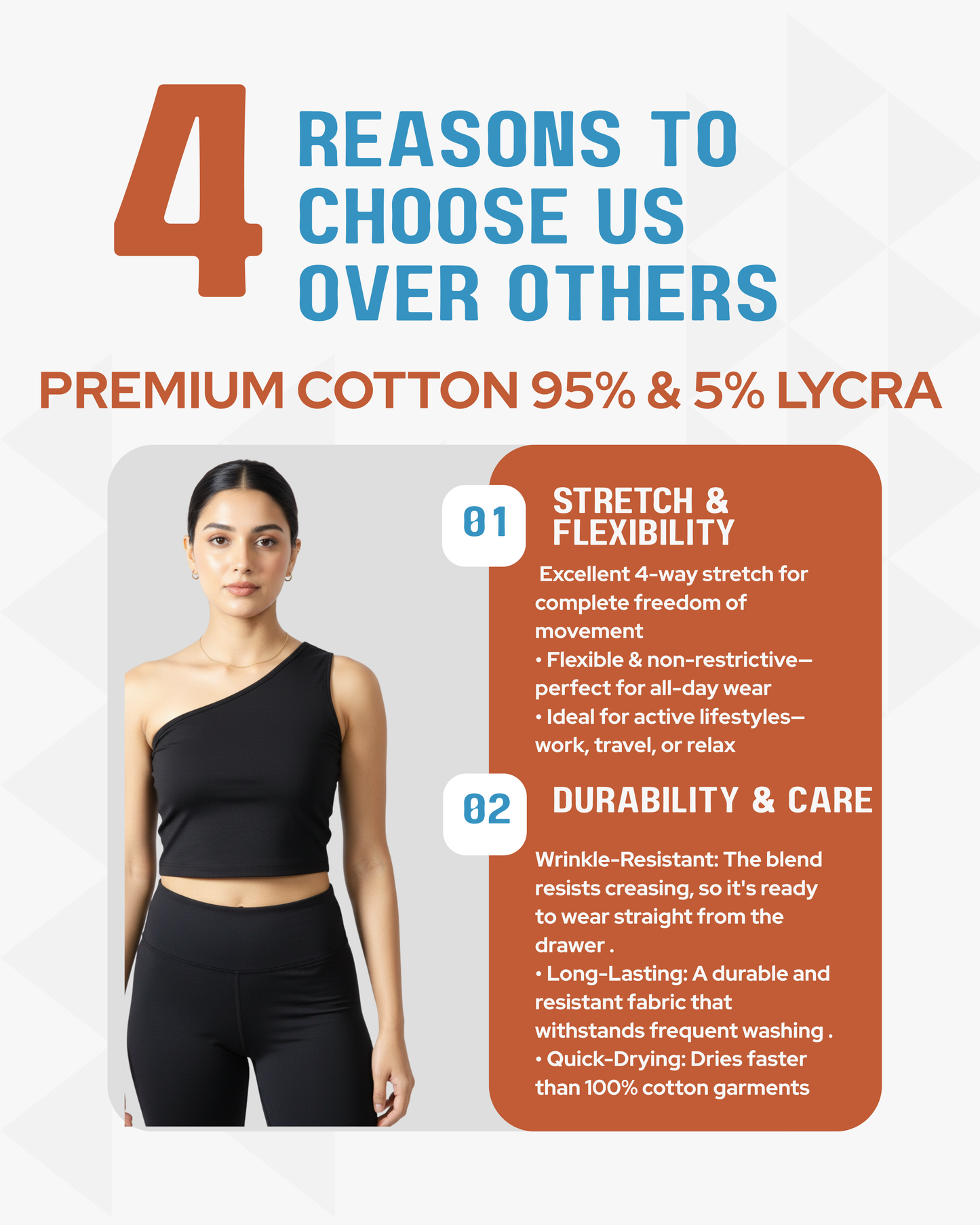 One Shoulder Crop Top