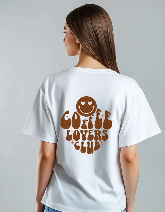 Coffee Lovers Club Oversized Tees