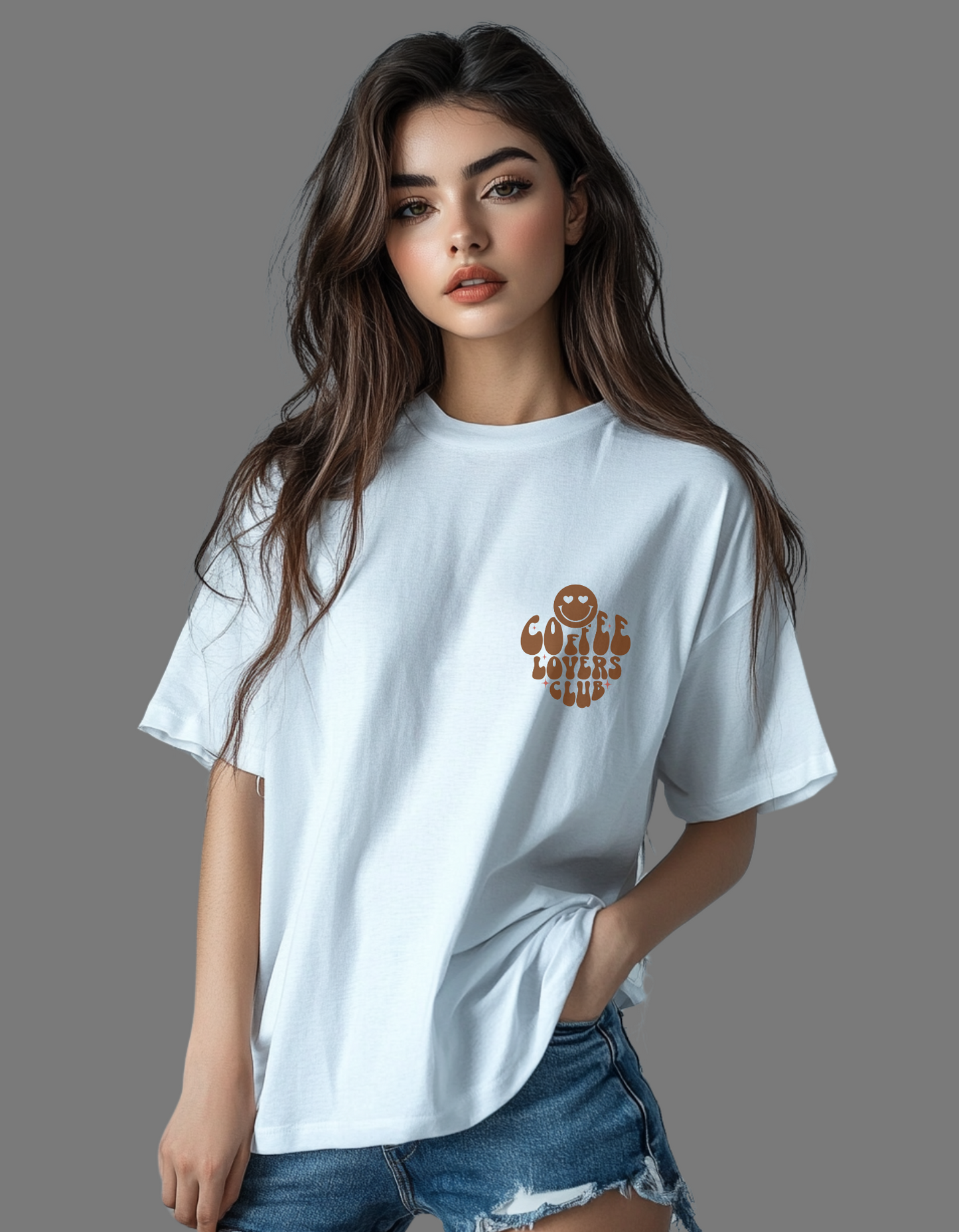 Coffee Lovers Club Oversized Tees