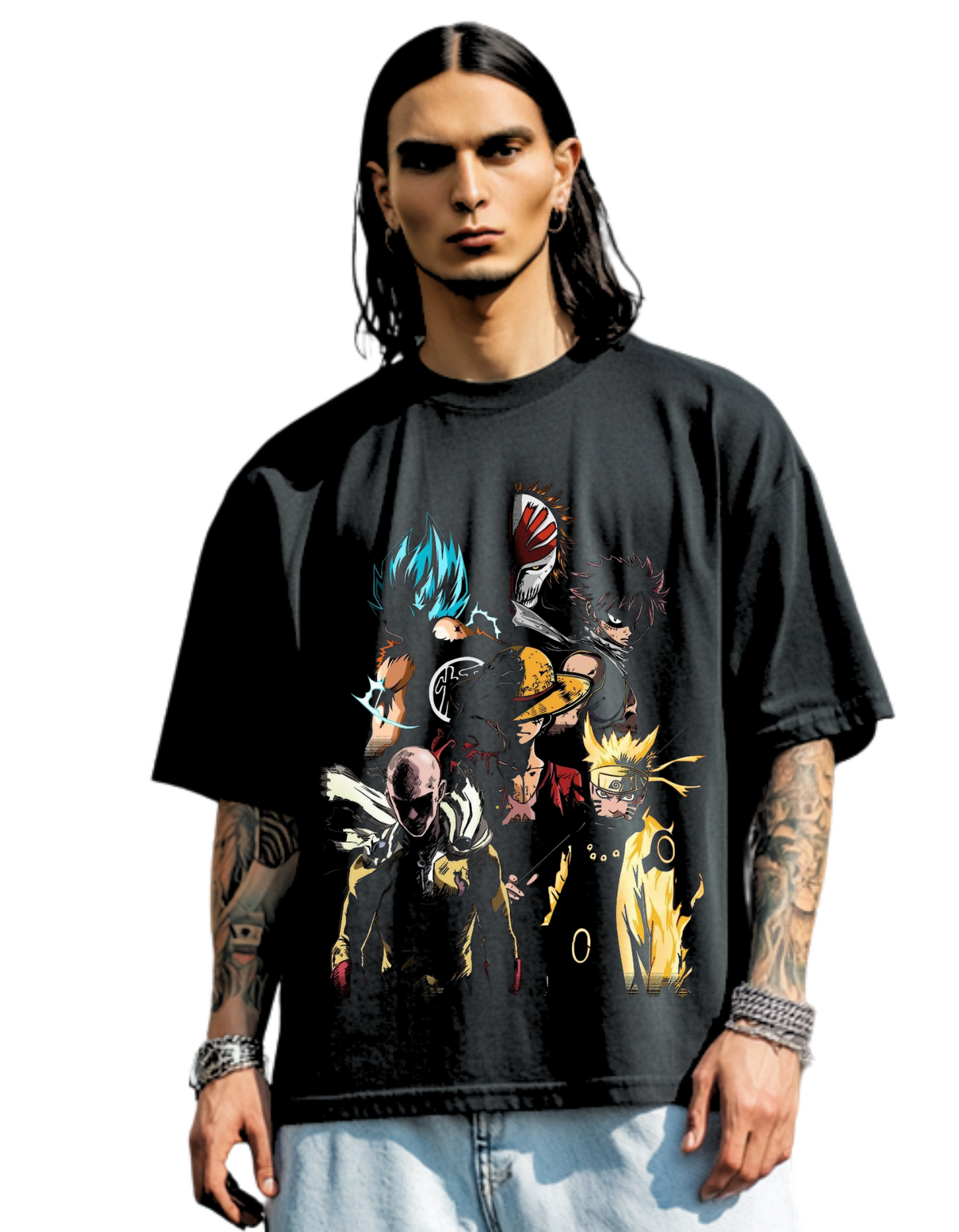 Anime Fans Oversized Tees 5