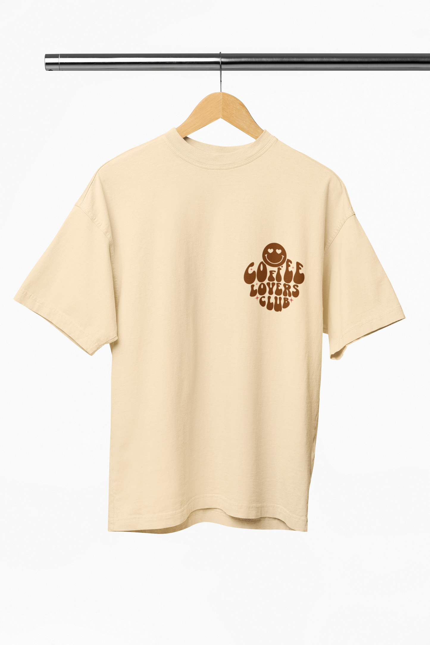 Coffee Lovers Club Oversized Tees