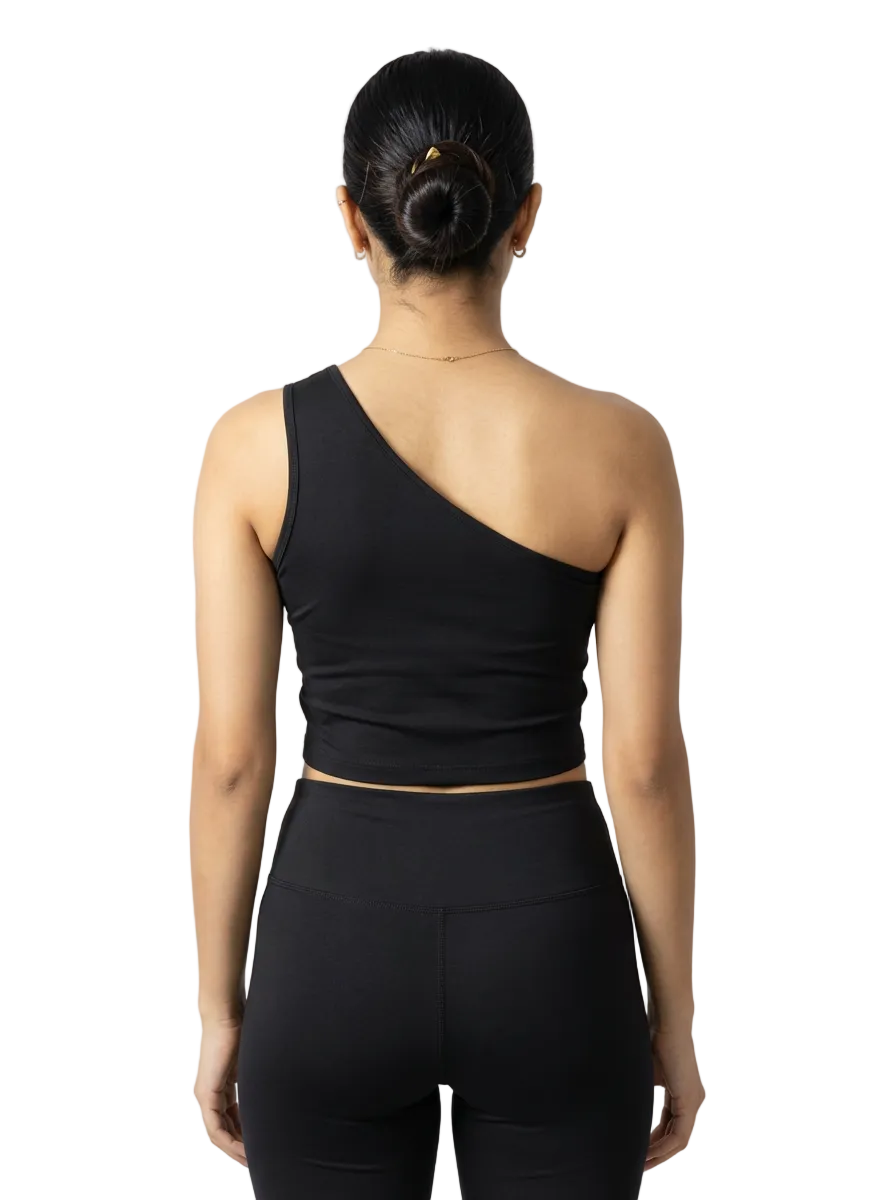 One Shoulder Crop Top